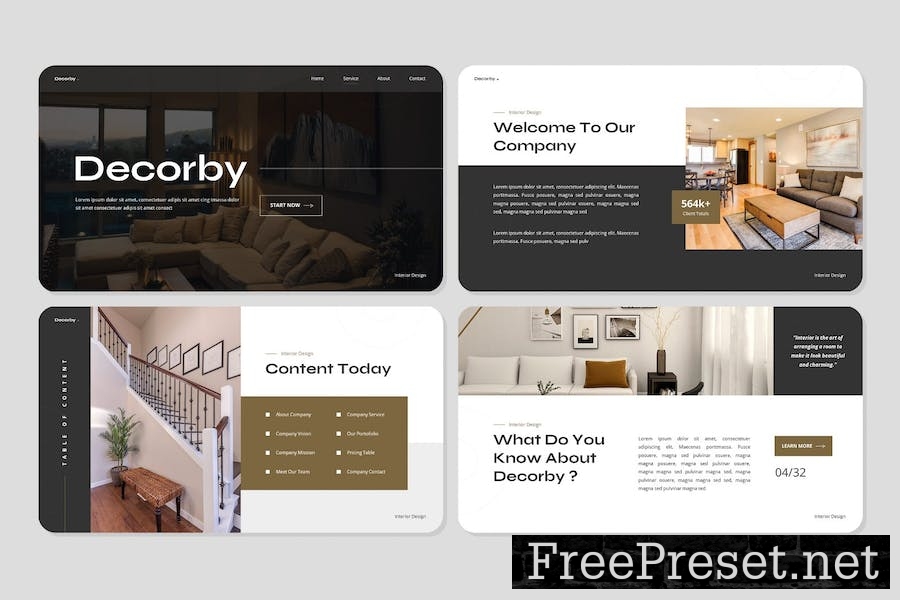 Decorby - Google Slides Template JC94DUT