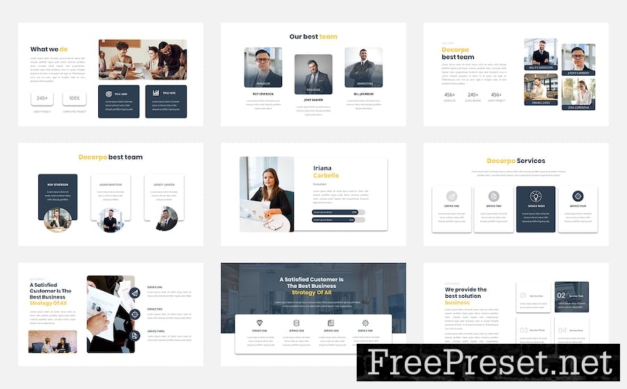 Decorpo - Company Business Google Slide Template ASJHKYH