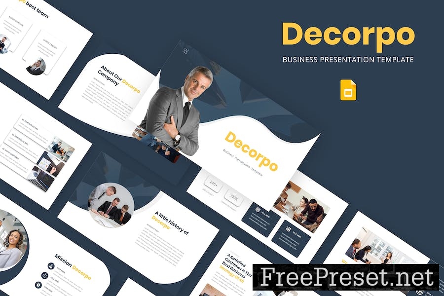 Decorpo - Company Business Google Slide Template ASJHKYH