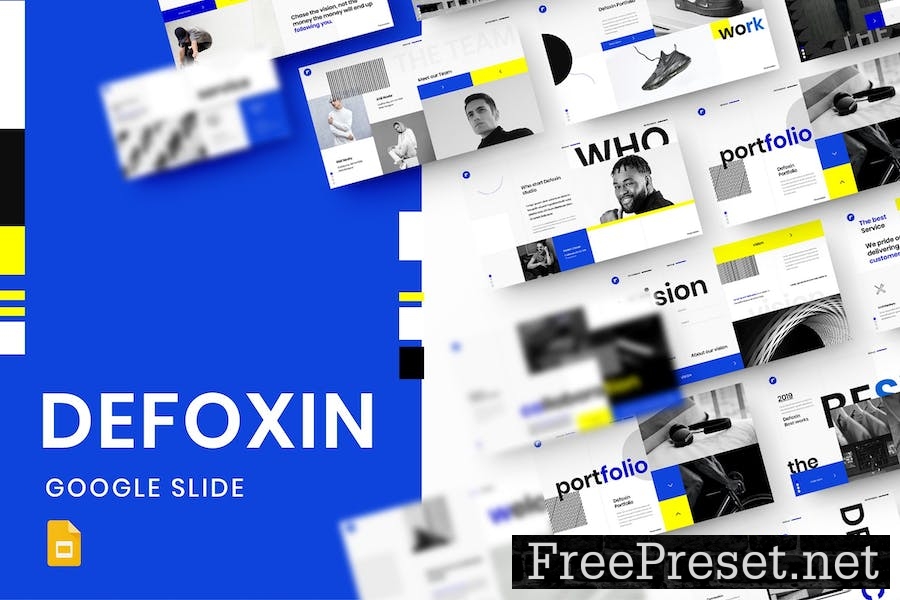 Defoxin - Business Google Slide Template ZL222B7