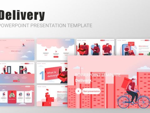 Delivery Powerpoint Illustrations 8S4VNEE