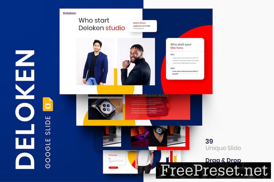 Deloken - Business Google Slide Template KHTNGS7