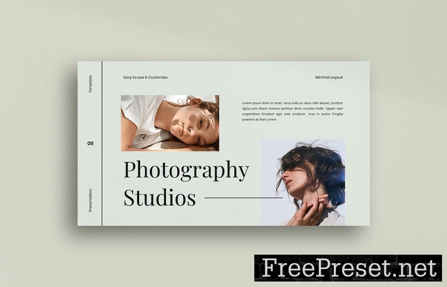 Deluna Minimal Google Slides Presentation Template PAFNAC4