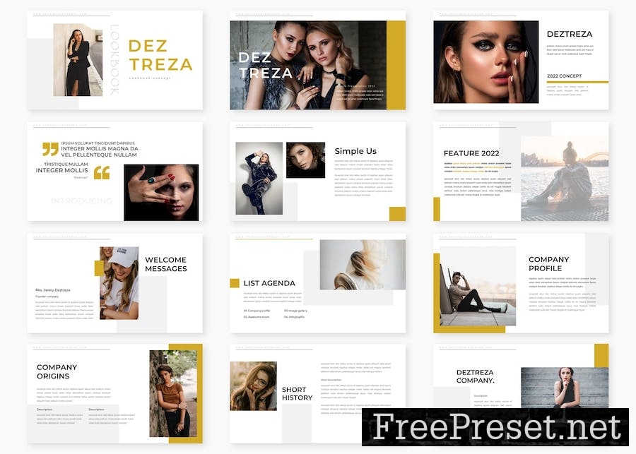 Deztreza - Google Slide Template GL2RTKS