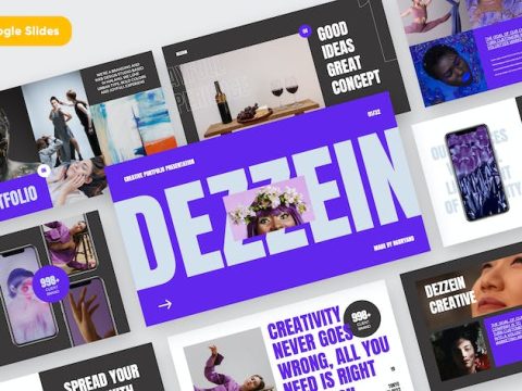 DEZZEIN - Portfolio Google Slides Template 6RXWY48