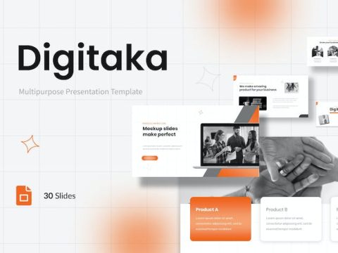 Digitaka - Multipurpose Presentation Google Slides TG6B97S