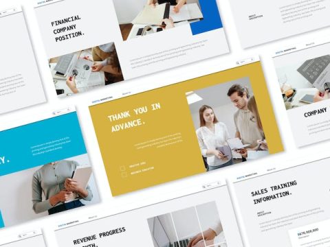 Digital Marketing Agency Google Slides Presentatio 7D659HX