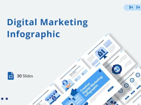 Digital Marketing Infographic Google Slides