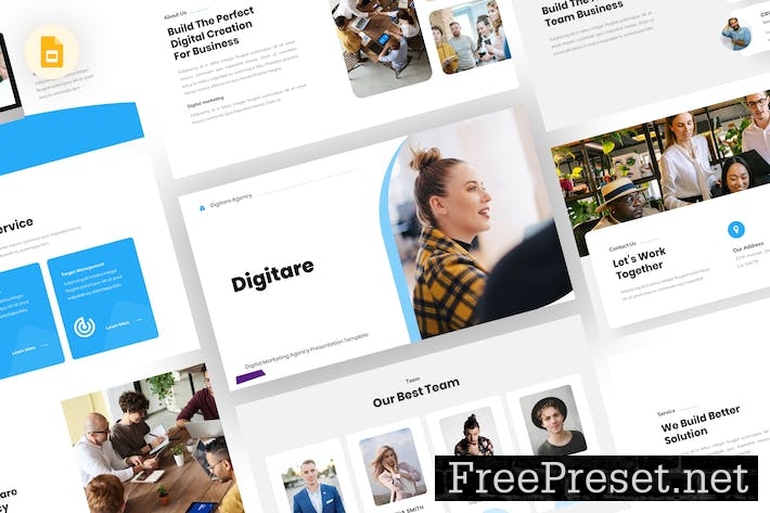 Digitare - Digital Market Google Slides Template