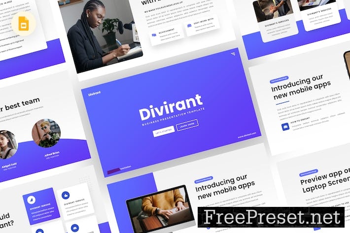 Divirant - Business Google Slides Template