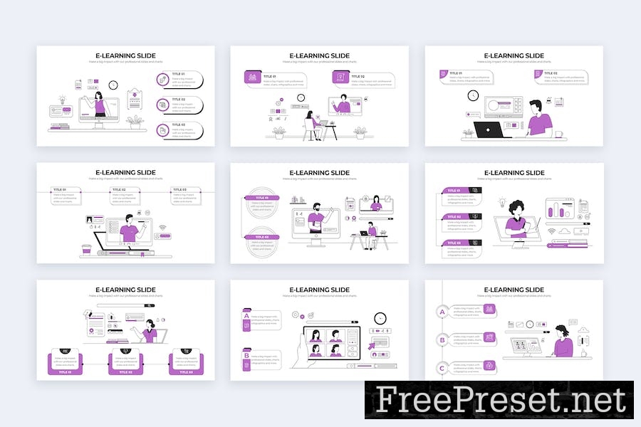 E-Learning Slides Google Slides Infographics TZ58C7C