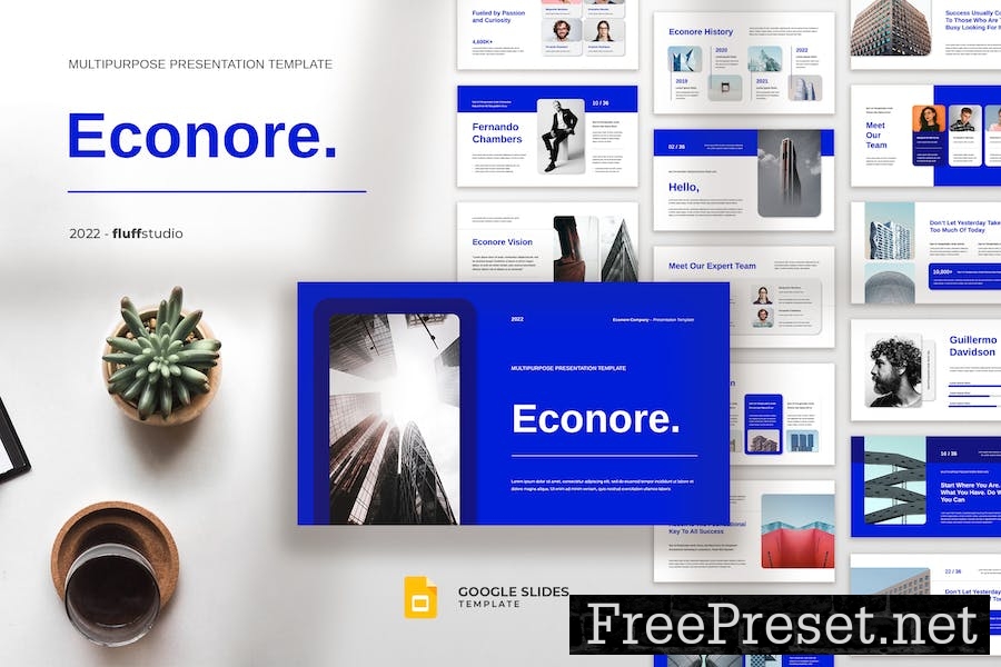 Econore - Business Google Slides Template JLXSZAG