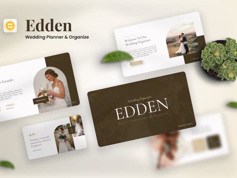 Edden - Wedding Planner & Organize Google Slides 8KQMK8L