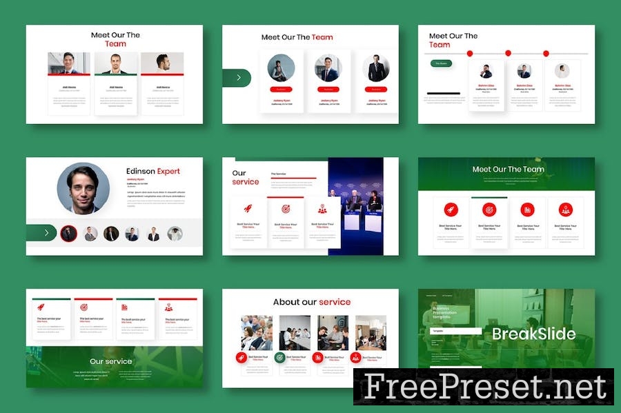 Edinson - Business Google Slide Template DQXEEFC