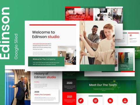 Edinson - Business Google Slide Template DQXEEFC