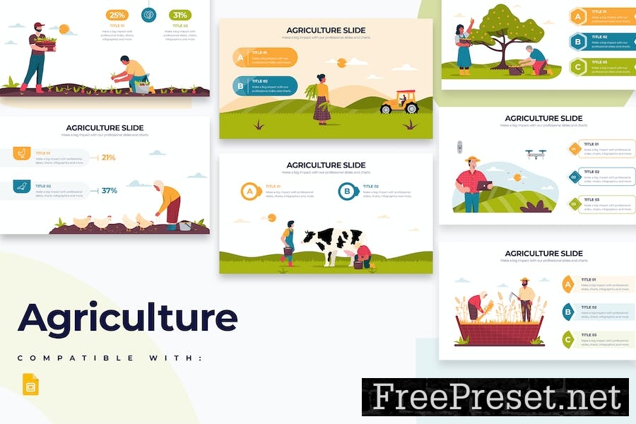 Education Agriculture Google Slides Infographics LCEJGQU