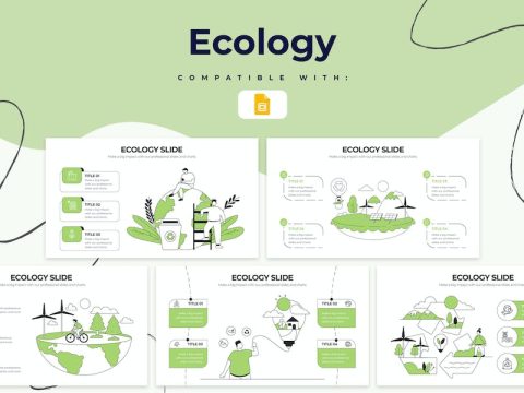 Education Ecology Google Slides Infographics VRLFK87