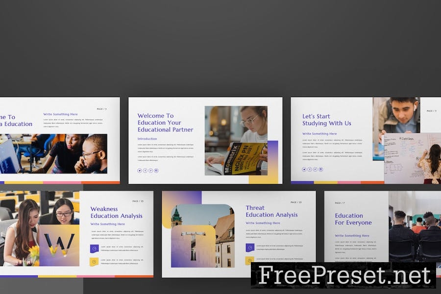 Education Keynote Presentation Template PRS9FUG