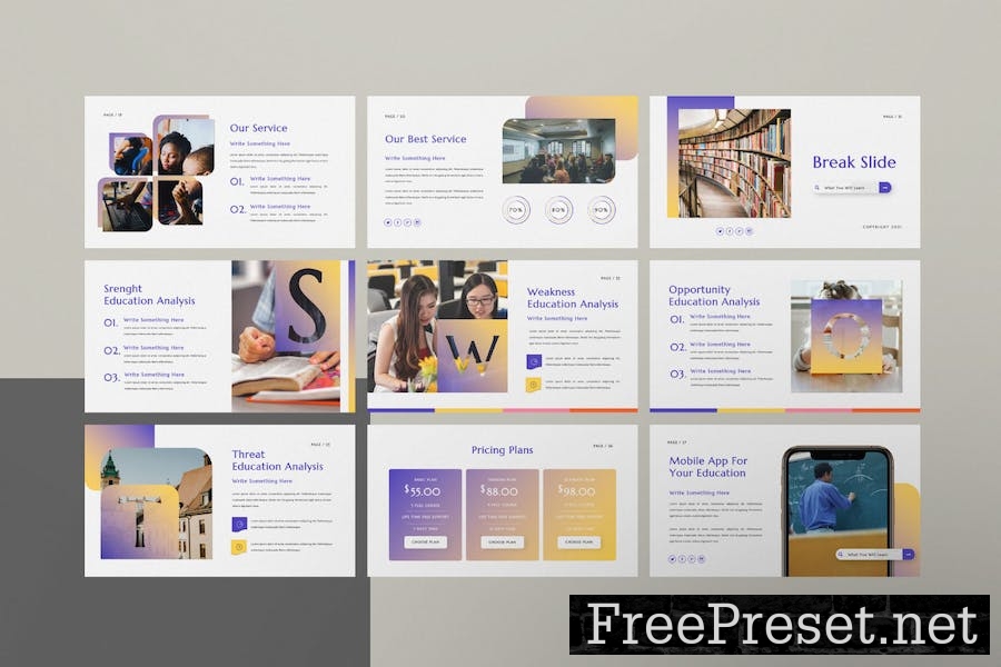 Education Keynote Presentation Template PRS9FUG