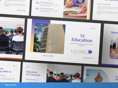 Education Keynote Presentation Template PRS9FUG