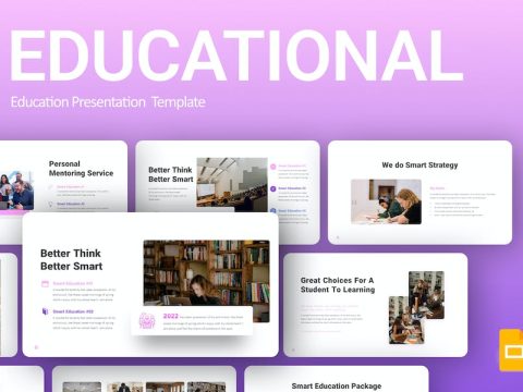 Educational Purple Modern Education Google Slides 959LB7F