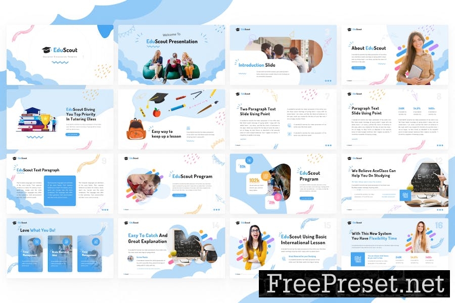 EduScout Creative Education Google Slides Template FQE7X6X