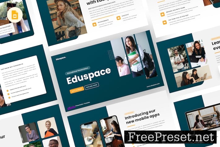 Eduspace - Education Google Slides Template X34DDYL