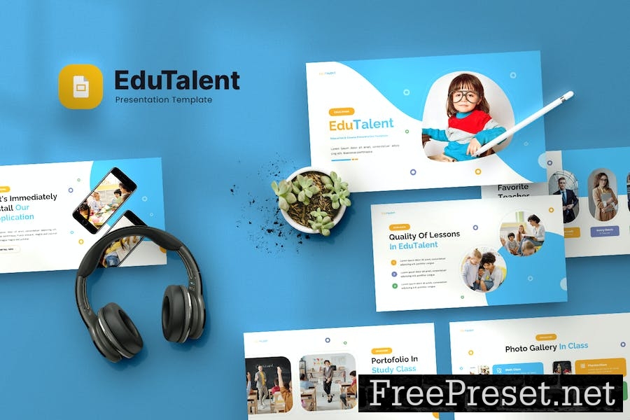 EduTalent - Children Education Google Slides 7MRZCAE