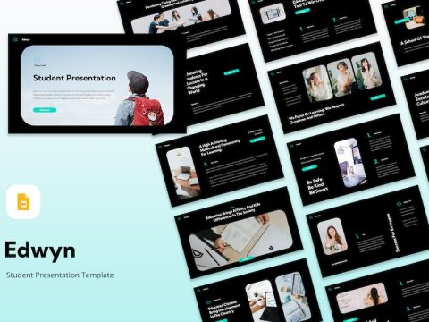 Edwyn - Student Google Slides Template HP5A84R