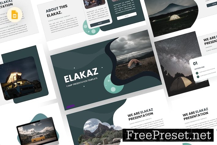 Elakaz - Camp Google Slides Template