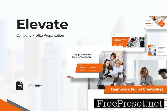 Elevate - Company Profile Presentation G-Slides