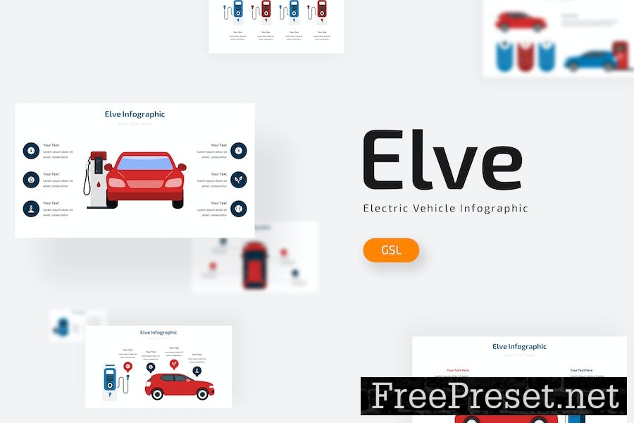 Elve Infographic - Google Slides Template GH4UFV8