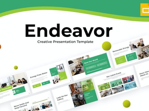 Endeavor Creative Google Slides Template ESHK4QU