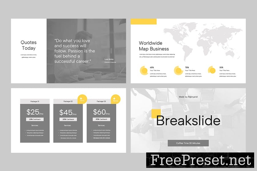 ENSOVITE - Business Google Slides Template 9HM4DFB