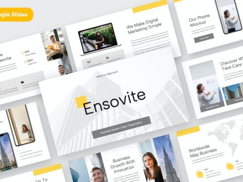 ENSOVITE - Business Google Slides Template 9HM4DFB