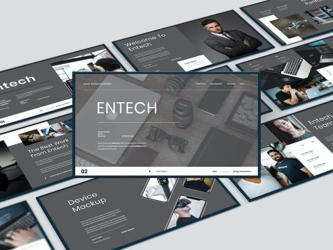 Entech Business Presentation Google Slide Template 72THPWD