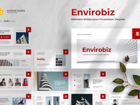 Envirobiz - Business Google Slides Template PEK2NED