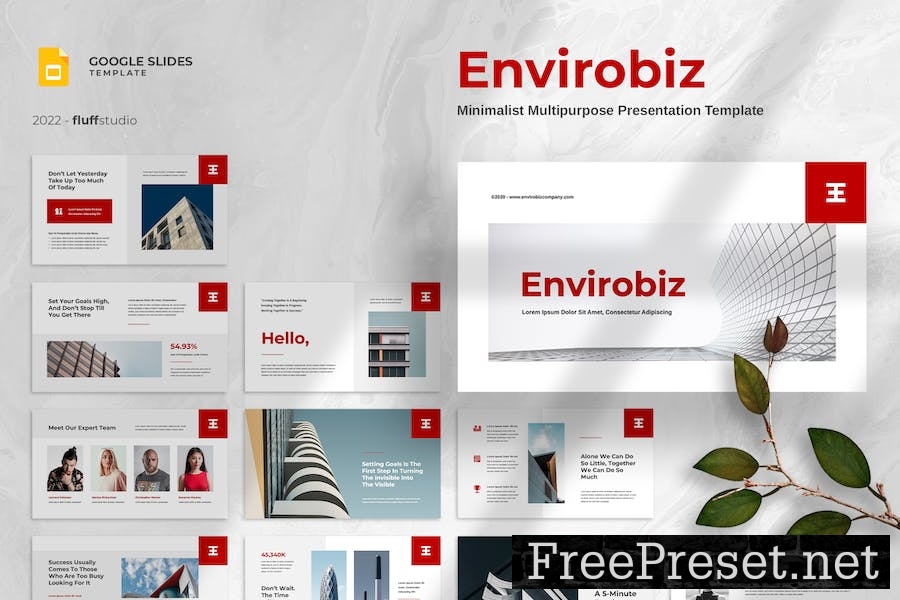 Envirobiz - Business Google Slides Template PEK2NED