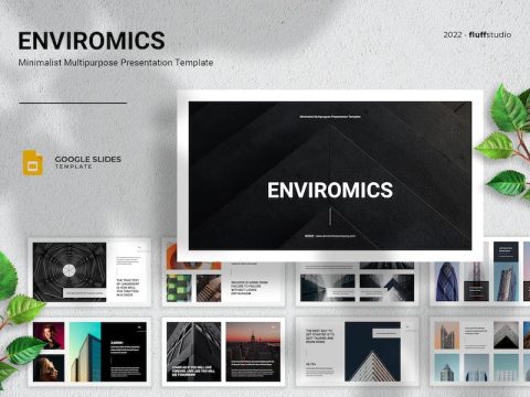 Enviromics - Minimalist Google Slides Template RM99MXJ