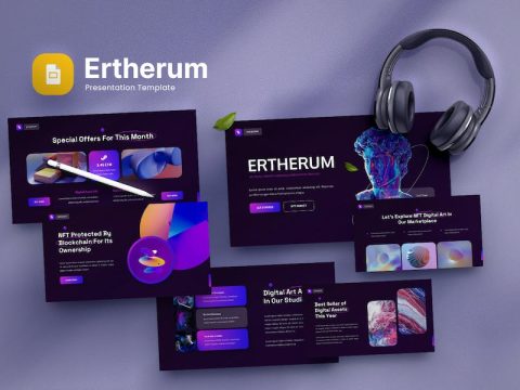Ertherum - NFT Digital Google Slides Template 7SJGDUG