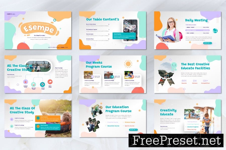 Esempe - Education Creative Googleslide Template JJZ5MQD