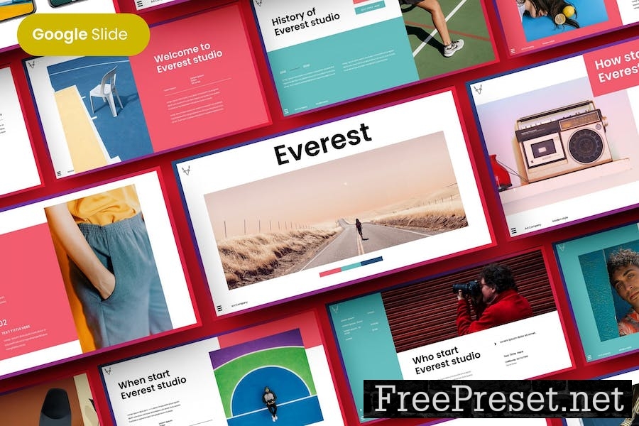 Everest - Business Google Slide Template C5D6QTK