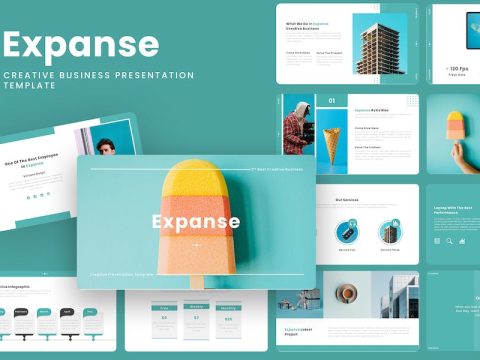 Expanse - Creative Business Google Slides Template 7VEM6KV