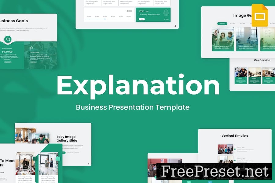 Explanation Tosca Modern Business Google Slides TEHRKYL