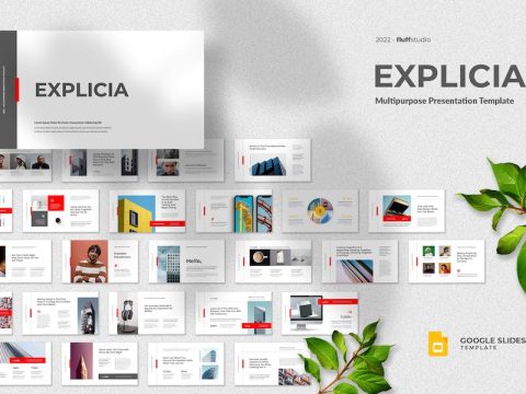 Explicia - Business Google Slides Template QR9BRNS