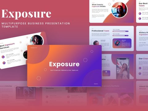 Exposure - Multipurpose Business Google Slides C3E659W