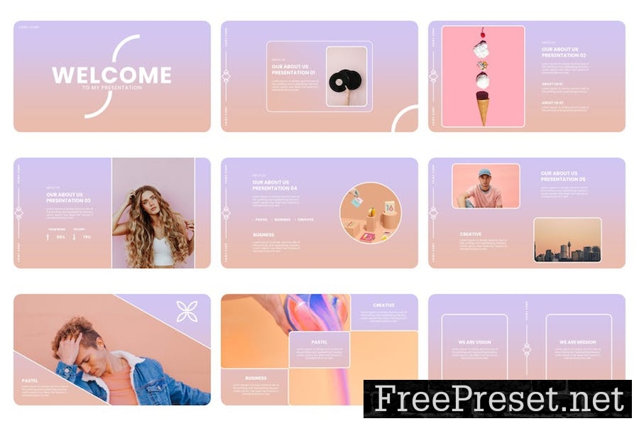 Fairy - Creative Business Google Slides Template 59838R3