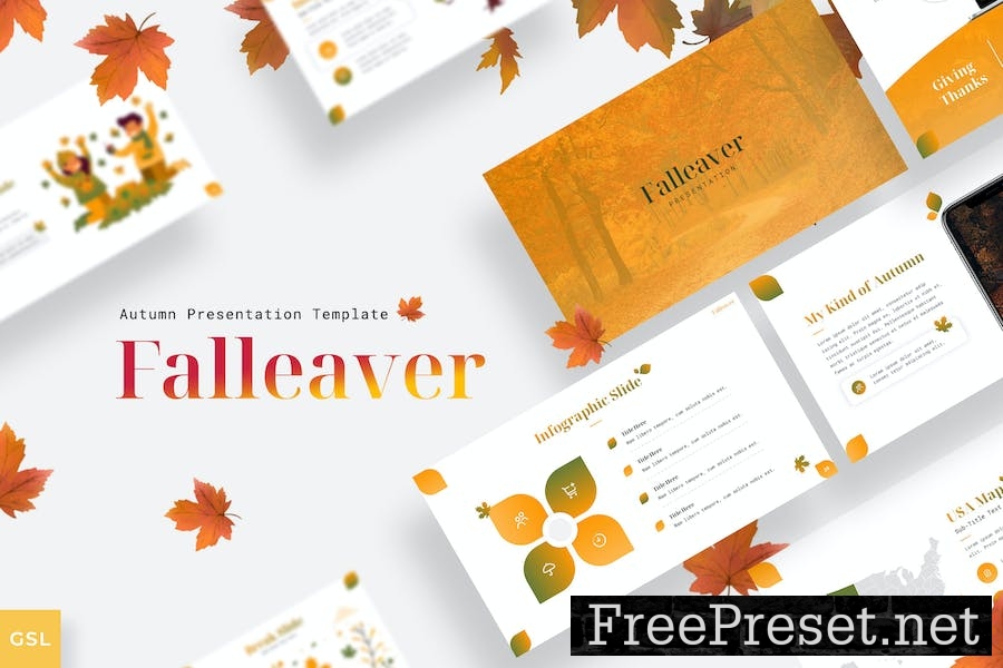 Falleaver - Google Slides Template 9Y62KBY