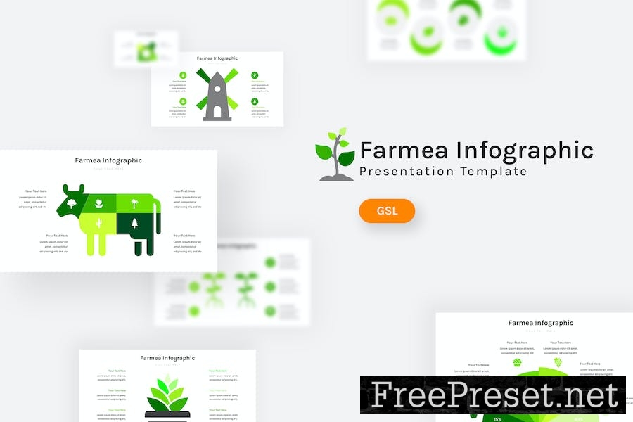 Farmea Infographic - Google Slides Template 3ESNPX7