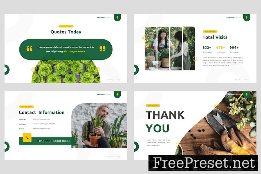 Farmness - Agriculture Google Slides Template 95HT7C9